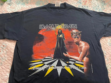 Camisa Iron Maiden rara não usada oficial 2003/04 Dance of Death World Tour Reino Unido L comprar usado  Enviando para Brazil