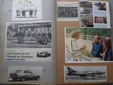 LIVRO DE RECORTES VINTAGE EXCLUSIVO DE RECORDAÇÕES DE AUTOMOBILISMO E AUTOMOBILISMO, OUTUBRO 70 - ABRIL 71 comprar usado  Enviando para Brazil