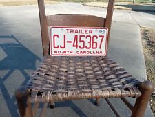 Trailer license plate for sale  Stantonsburg