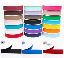 Tecido elástico plano colorido 25mm 1" de largura 21 cores 1m 2m 5m 10m artesanato de costura, usado comprar usado  Enviando para Brazil