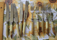 Besteck 10teilig messer gebraucht kaufen  Neugersdorf