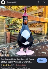 Feathers mcgraw metal for sale  UK