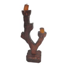 Bougeoir chandelier bois d'occasion  Dourges