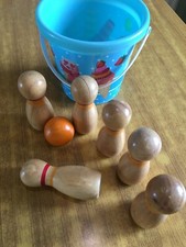 Wooden skittles child for sale  DEREHAM