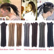 Dreadlocks sintéticos curtos 12" para homens extensões de cabelo de crochê Dreads pré-loopados comprar usado  Enviando para Brazil