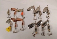 Usado, Lote misto de 12 giradores Blue Fox tamanhos: 1, 2, 3 e 4. Bom estado.  comprar usado Usado, Lote misto de 12 giradores Blue Fox tamanhos: 1, 2, 3 e 4. Bom estado.  comprar usado  Enviando para Brazil