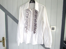 Chemise blanche jabot d'occasion  Serris
