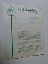 Lettre entete samag d'occasion  Saint-Romain-de-Colbosc