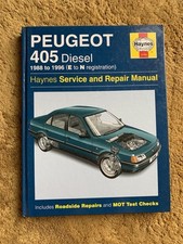 Haynes peugeot 405 for sale  BRIDGWATER