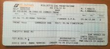 Vecchio biglietto treno usato  Roma