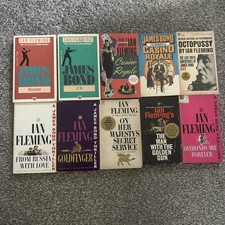 Usado, Lot of 10 Vintage Ian Fleming James Bond 007 PB Books 50/60/80s Signet Coronet comprar usado Usado, Lot of 10 Vintage Ian Fleming James Bond 007 PB Books 50/60/80s Signet Coronet comprar usado  Enviando para Brazil