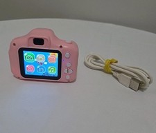 CÂMERA DIGITAL ROSA INFANTIL / CÂMERA DE VÍDEO DIGITAL HD BOLSO TAMANHO 2", durável, 12mp comprar usado  Enviando para Brazil