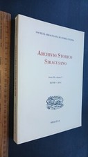 Società siracusana storia usato  Siracusa