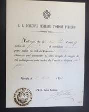Direzione centrale ordine usato  Vittorio Veneto