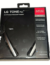 Usado, Fones de ouvido estéreo sem fio Bluetooth faixa de pescoço LG Tone Flex HBS-XL7 preto lacrado comprar usado  Enviando para Brazil
