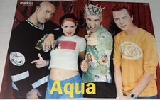 AQUA Old Magazine Poster from Slovak Magazine Markiza , używany na sprzedaż  Wysyłka do Poland