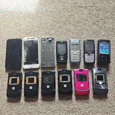 Job Lot Of 13 x Mobile Phones For Spares Or Repairs Gold Recovery scrap parts segunda mano  Embacar hacia Mexico