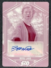Placa de impressão Topps Star Wars Obi Wan Kenobi Bonnie Piesse Beru Lars autografada 1/1 comprar usado  Enviando para Brazil