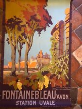 Affiche plm fontainebleau d'occasion  Les Ormes-sur-Voulzie