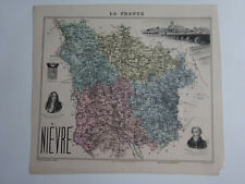 Gravure carte departement d'occasion  Brioude