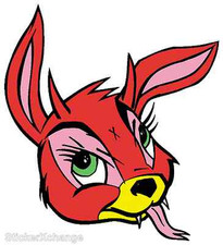 Adesivo adesivo tamanho mini Frank Kozik Bunny Evil KZ28B comprar usado  Enviando para Brazil