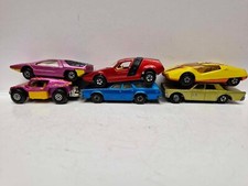 Zestaw 6 wczesnych zapałek Superfast: Buggy Cougar Lincoln Datsun Siva Alfa Carabo na sprzedaż  PL