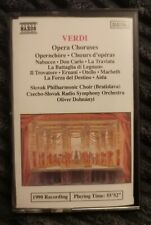 Verdi - Opera Choruses - Slovak Philharmonic Choir (Naxos Cassette Tape), usado comprar usado  Enviando para Brazil