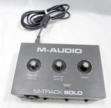 Interface de áudio M-Audio M-Track solo USB 2 canais para gravação/streaming de música comprar usado  Enviando para Brazil