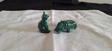 Malachite handcrafted sculptur for sale  ST. NEOTS