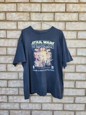 camisa vintage star wars tamanho grande jogo de ameaça fantasma lucasarts 1999 episódio 1, usado comprar usado  Enviando para Brazil