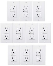 Tomada GFCI com luz noturna 15A 120V UL listada receptáculo resistente a adulterações pacote com 10 comprar usado Tomada GFCI com luz noturna 15A 120V UL listada receptáculo resistente a adulterações pacote com 10 comprar usado  Enviando para Brazil