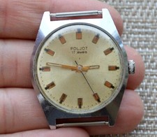 Relógio de pulso russo vintage raro URSS Poljot mecânico soviético comprar usado  Enviando para Brazil