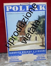 Cartello pubblicitario brandy usato  Trieste