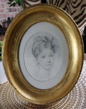 Vintage italian portrait for sale  FERNDOWN
