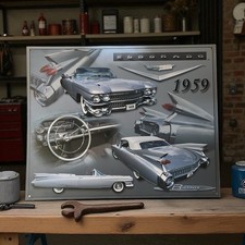 Plaque métal cadillac d'occasion  Pomérols