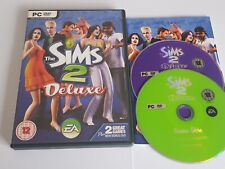 The Sims 2 Deluxe PC DVD ROM Jogo Base +Expansão Vida Noturna EA Games World Post, usado comprar usado  Enviando para Brazil