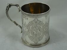 silver christening mug for sale  EDGWARE