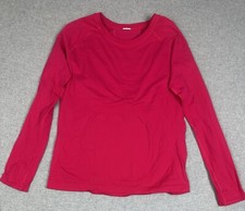 Blusa Athleta Momentum sem costura tamanho XL manga longa hibisco rosa brilhante atlética comprar usado  Enviando para Brazil