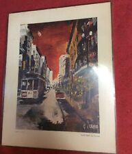 Vtg framed print for sale  Norwood