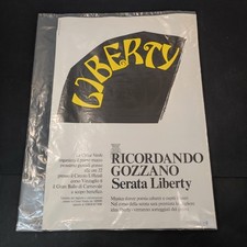 Poster serata liberty usato  Forli