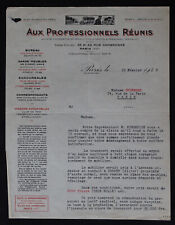 Facture paris 1938 d'occasion  Nantes-