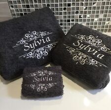 Personalised monogrammed towel for sale  PENICUIK