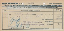 München rechnung 1933 gebraucht kaufen  Leipzig