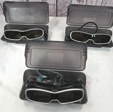 3 pares de óculos Panasonic TY-EW3D10 Full HD 3D com estojo CR2032 comprar usado  Enviando para Brazil