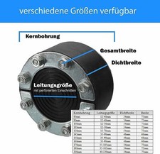 Universal mauerdurchführung w gebraucht kaufen  München