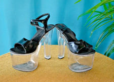 Black perspex platform for sale  LONDON