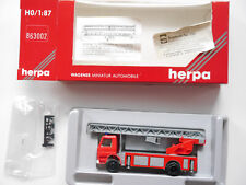 Scania R113 Drehleiter DLK 23-12 Feuerwehr Fire Engine, Herpa 863002 in 1:87 H0, usado comprar usado  Enviando para Brazil