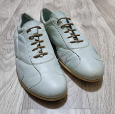 Usado, Tênis Prada Feminino America's Cup Top Baixo Sapatos de Couro Branco Tamanho 10 EUA comprar usado  Enviando para Brazil