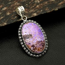 Joyería colgante étnica hecha a mano de piedras preciosas turquesa para Helloween 2,32" AP-69363 segunda mano  Embacar hacia Mexico