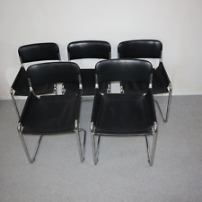 Sedie In Pelle Anni 70. Sedie Vintage, vintage leather chairs from 70s, usado comprar usado  Enviando para Brazil